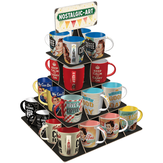 Hovedbilde Krus - Pyramide Display Tre