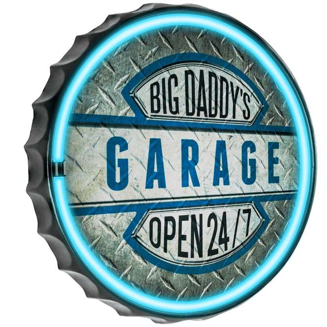 Hovedbilde Big Daddys Garage Round LED ...