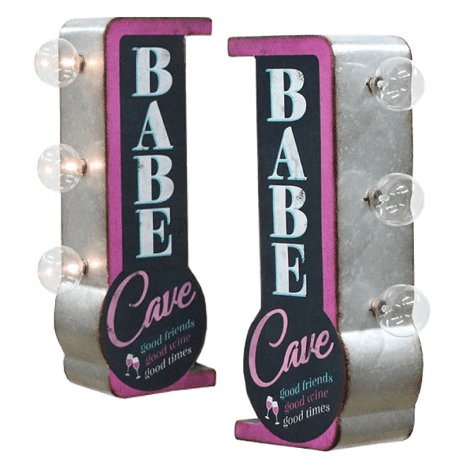 Hovedbilde Babe Cave LED Mini Skilt