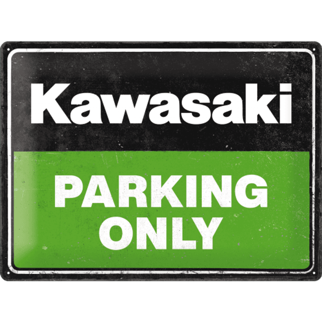 Hovedbilde Kawasaki Parking Only Green